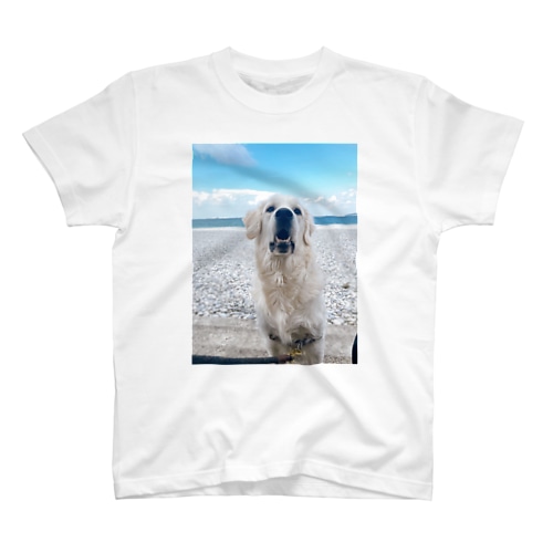 おっきいしろいぬ。 Regular Fit T-Shirt