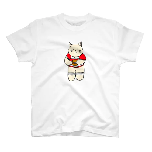 ラグビーねこ Regular Fit T-Shirt