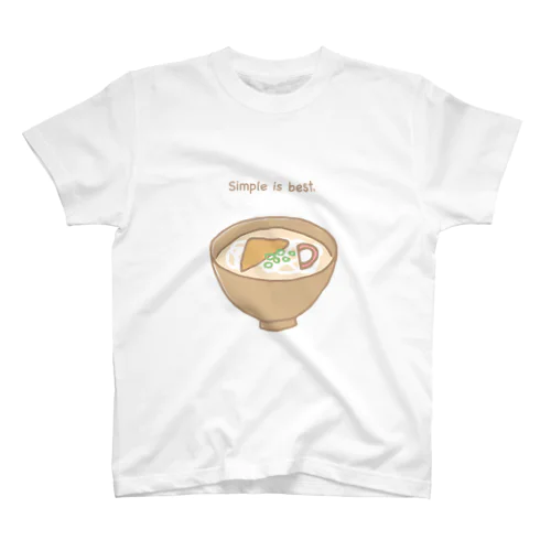 シンプルうどん スタンダードTシャツ