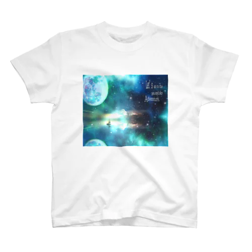 Let's go to the sea and sky adventure. Regular Fit T-Shirt