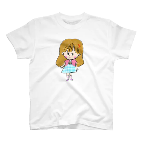 レトロガール☺️🌺 Regular Fit T-Shirt