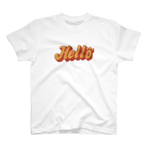 Cat says hello スタンダードTシャツ