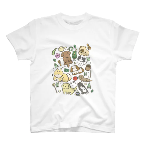 いろいろな犬たち スタンダードTシャツ