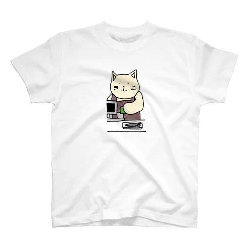 レジねこ Regular Fit T-Shirt