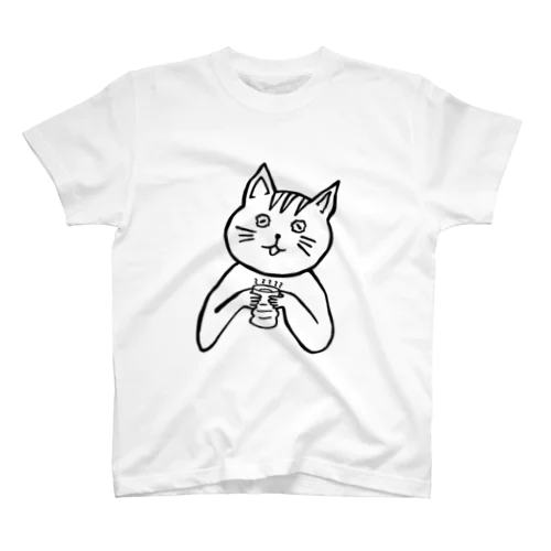 ホットしてる猫 スタンダードTシャツ