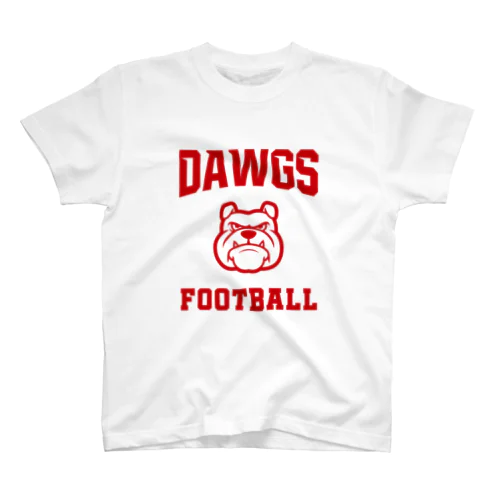 DAWGS_RED スタンダードTシャツ