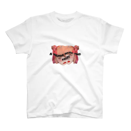 A woman with two faces Regular Fit T-Shirt