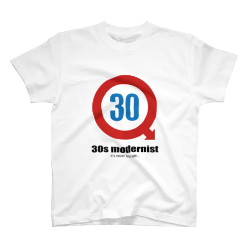 30s modernist（赤） スタンダードTシャツ