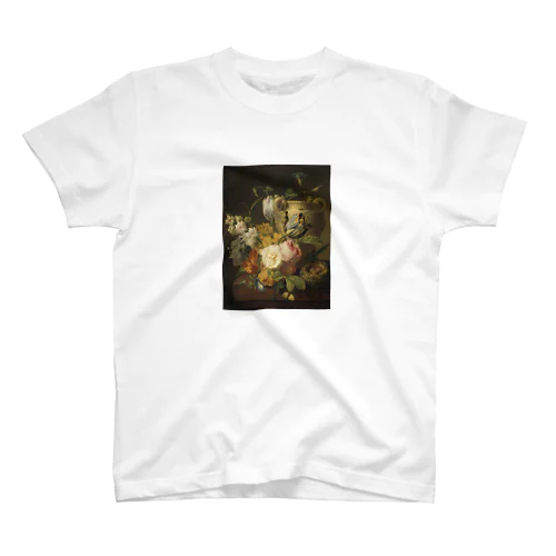 ピーテル・ファエス 　/　石の花瓶の花　Flowers by a Stone Vase 1786 スタンダードTシャツ