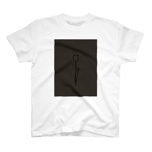  darkcharcoal chocolateBrown Regular Fit T-Shirt