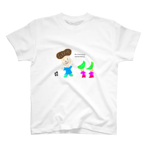 ミセス　ピーナッツ(透過) スタンダードTシャツ