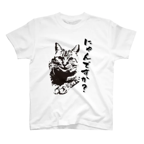 にゃんですか？ スタンダードTシャツ