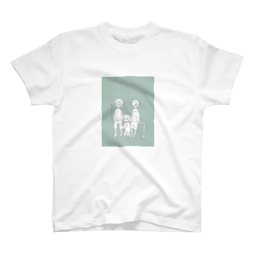 3人男子 スタンダードTシャツ