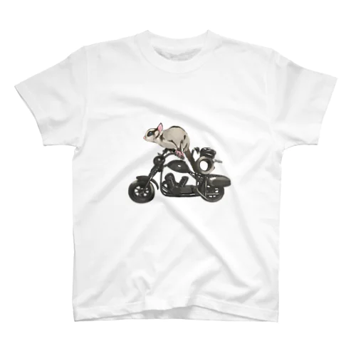 モモンガ(バイクとカエル) Regular Fit T-Shirt