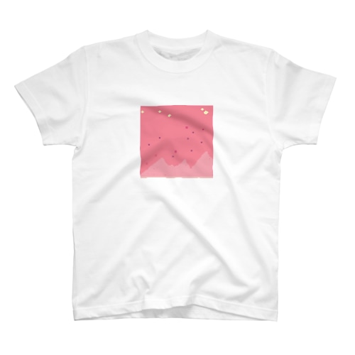 ピンク山脈 Regular Fit T-Shirt