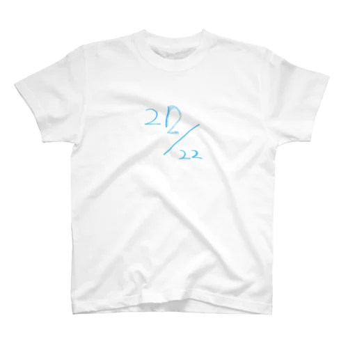 22/22 Tシャツ ブルー Regular Fit T-Shirt