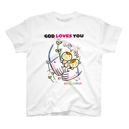 GOD LOVES YOU Regular Fit T-Shirt