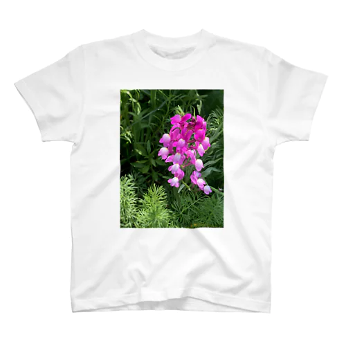 濃いピンクの花 スタンダードTシャツ