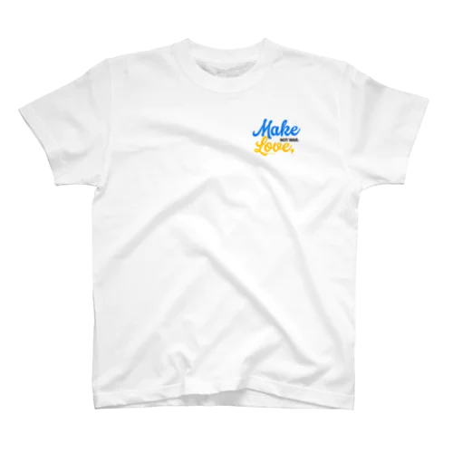 MakeLove,NOTWAR.NICOROCK _ ForUkraina Regular Fit T-Shirt