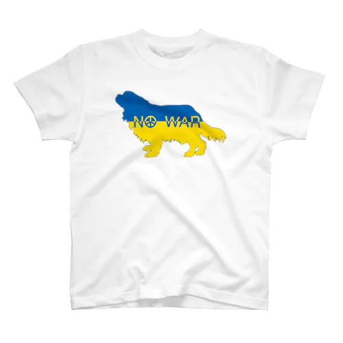 🇺🇦ウクライナ緊急チャリティー🇺🇦キャバリア Family＊cavalier_NoWar スタンダードTシャツ