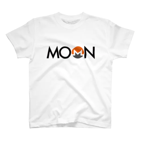 MOON XMR blackfont Regular Fit T-Shirt