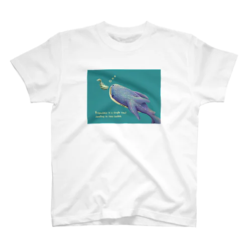 ジンベイザメとコバンザメ Regular Fit T-Shirt