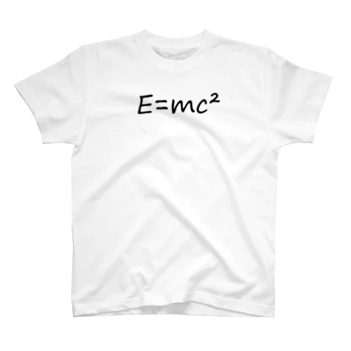 E=mc２ アインシュタイン エネルギー Regular Fit T-Shirt