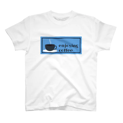 enjoying coffee  Regular Fit T-Shirt