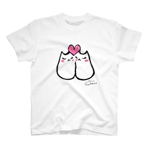 『いつも一緒』もな子さん スタンダードTシャツ