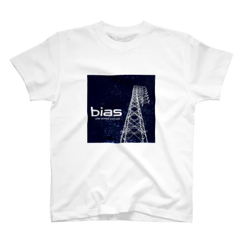 bias(navy) Regular Fit T-Shirt