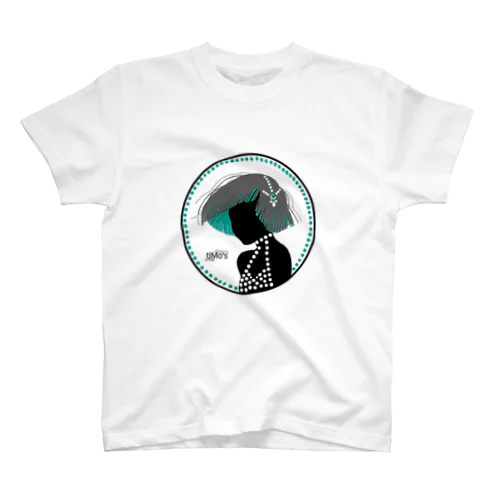 シルエット【エメラルド】 Regular Fit T-Shirt