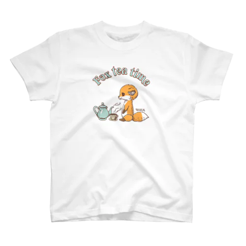 キツネのティータイム スタンダードTシャツ