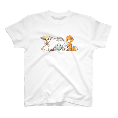 キツネのティータイム スタンダードTシャツ