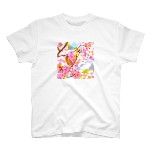 春のメジロ Regular Fit T-Shirt