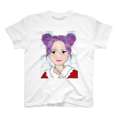 マーガレット畑の女の子 スタンダードTシャツ