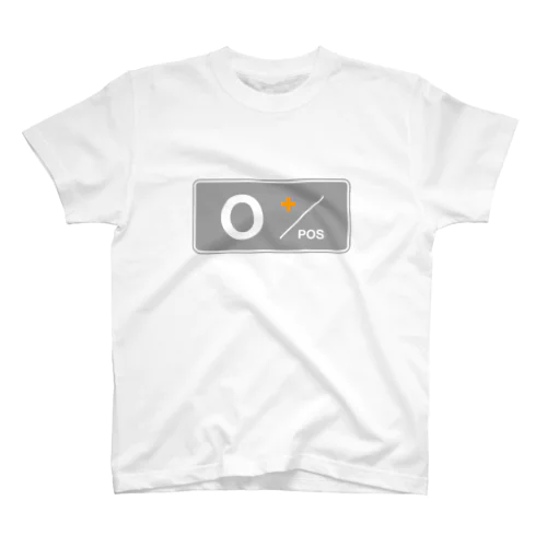 ブラッドタイプＴ－O型 Rh(+) スタンダードTシャツ