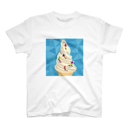 雪山ソフトクリーム Regular Fit T-Shirt