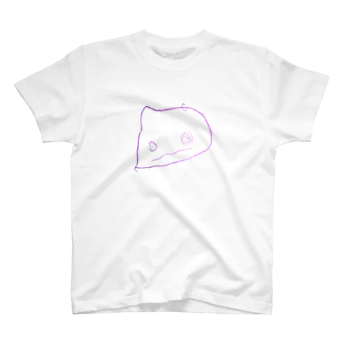 こどもの絵　おばけねこちゃんのかばん スタンダードTシャツ