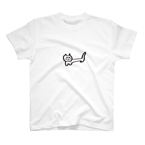 プーちゃんの手描きネコ Regular Fit T-Shirt