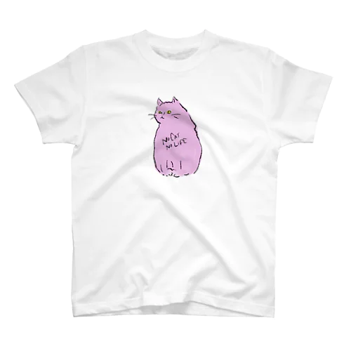 ノーキャット ノーライフ スタンダードTシャツ