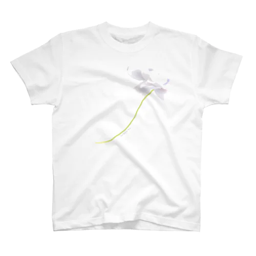 White Flower with dream Regular Fit T-Shirt