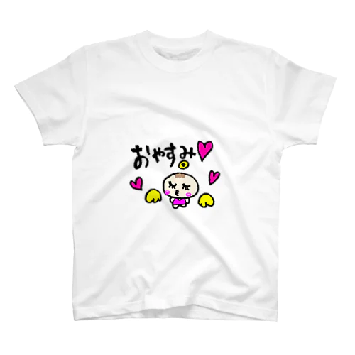 ゆるかわベビーの天使ちゃん★おやすみバージョン スタンダードTシャツ