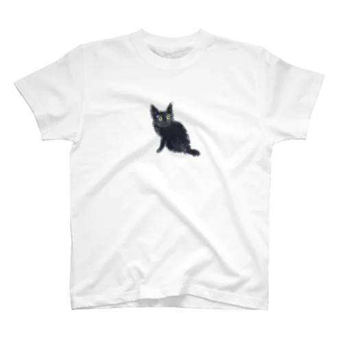 ちいさいくろねこ Regular Fit T-Shirt