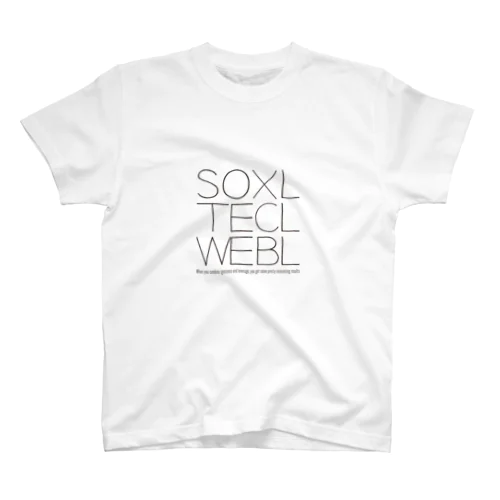 SOXLTECLWEBL スタンダードTシャツ