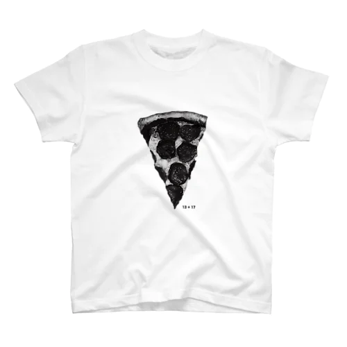 Black pizza Regular Fit T-Shirt