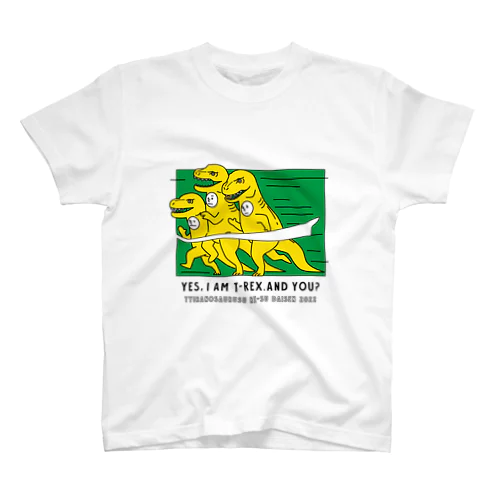 T-REX race 2022 カラーT両面 Regular Fit T-Shirt