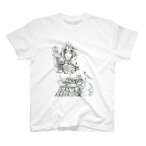 A girl whose hand power has evolved Regular Fit T-Shirt