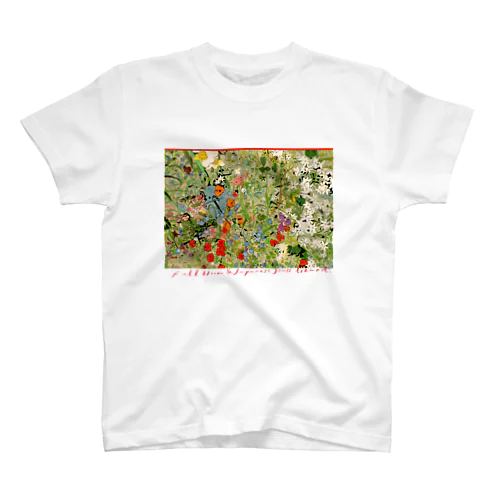 Full bloom & Japanese grass lizard. スタンダードTシャツ