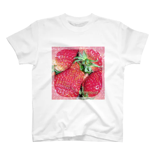 いちごichigo15のデカ苺 スタンダードTシャツ