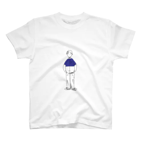 センター分け男子 Regular Fit T-Shirt